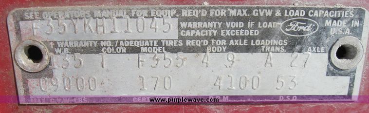 image for item 5445 1970 Ford F 350 pickup