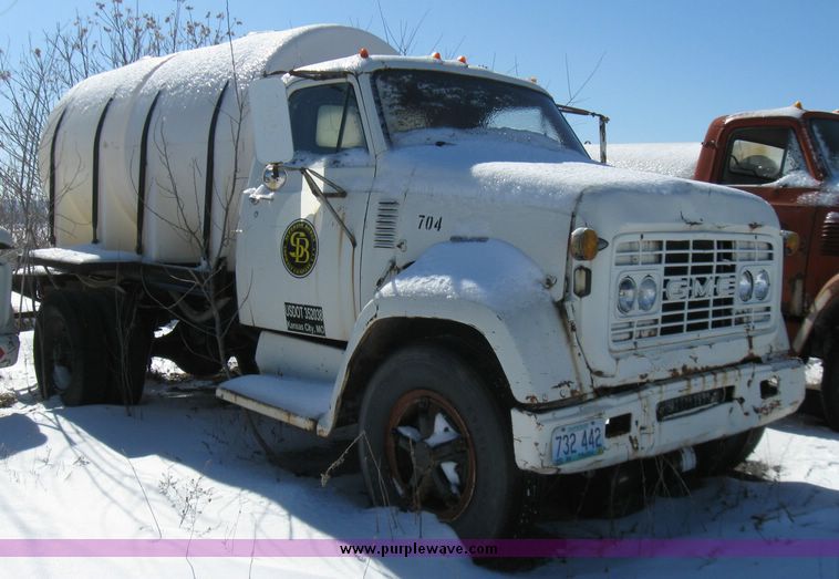 image for item 5447 1968 GMC water truck