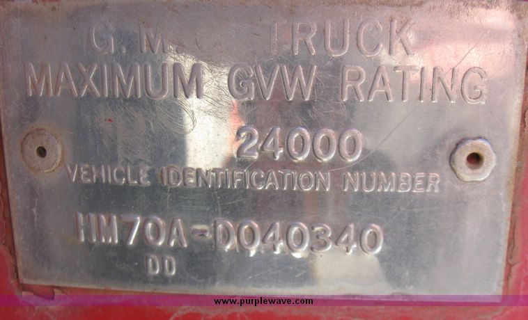 image for item 5447 1968 GMC water truck