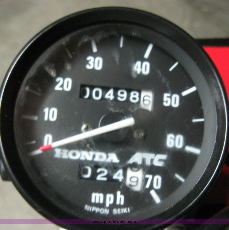 image for item 7854 1985 Honda ATC 200X three wheeler