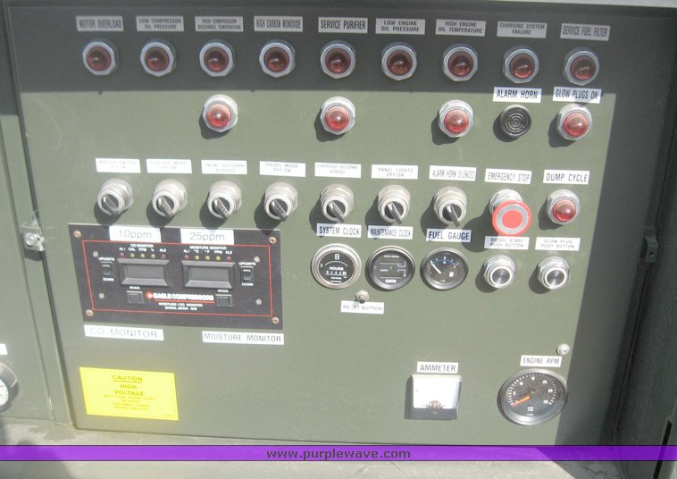 image for item 9000 1997 Eagle Compressors Inc. diesel powered breathable air compressor