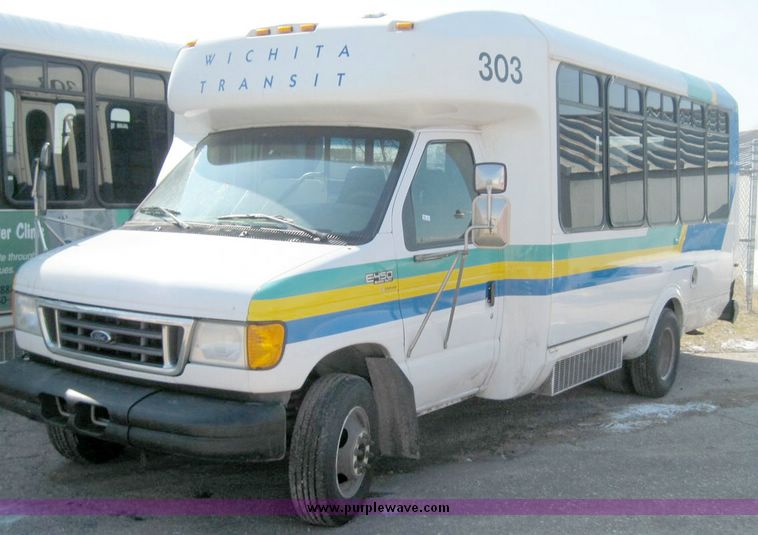 image for item 4650 2003 Ford E450 Super Duty El Dorado Paratransit van