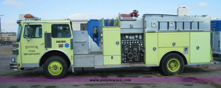 image for item 4656 1987 Sutphen HS2080 hazmat pumper truck