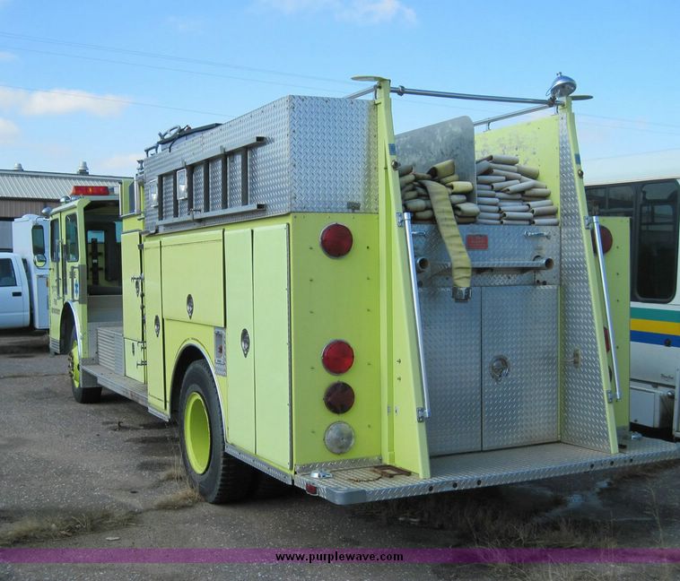 image for item 4656 1987 Sutphen HS2080 hazmat pumper truck