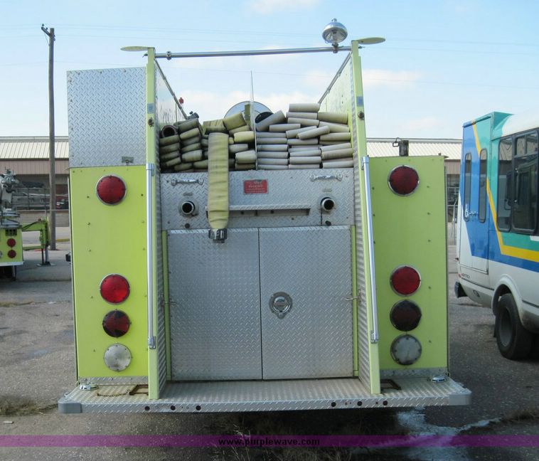 image for item 4656 1987 Sutphen HS2080 hazmat pumper truck