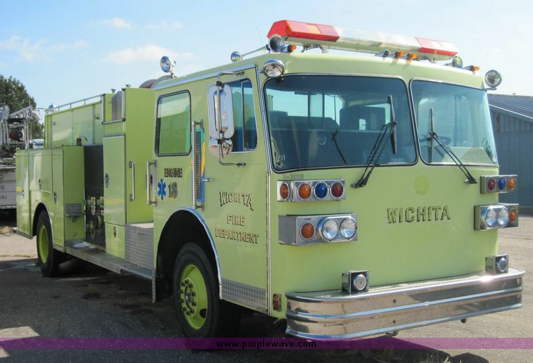 image for item 4656 1987 Sutphen HS2080 hazmat pumper truck