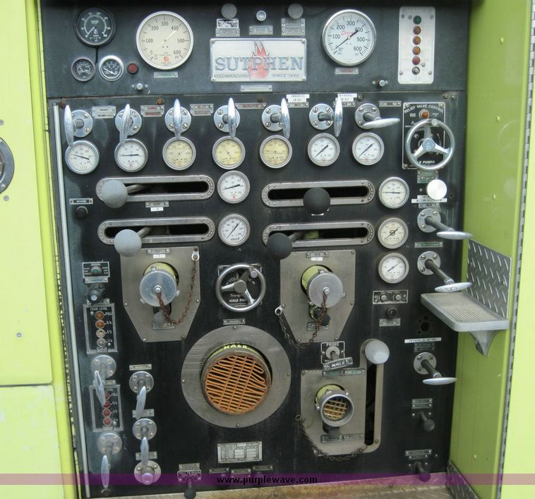 image for item 4656 1987 Sutphen HS2080 hazmat pumper truck