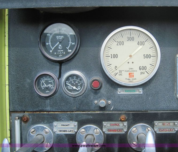 image for item 4656 1987 Sutphen HS2080 hazmat pumper truck