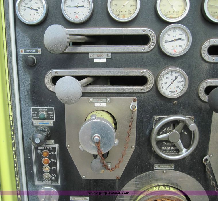 image for item 4656 1987 Sutphen HS2080 hazmat pumper truck