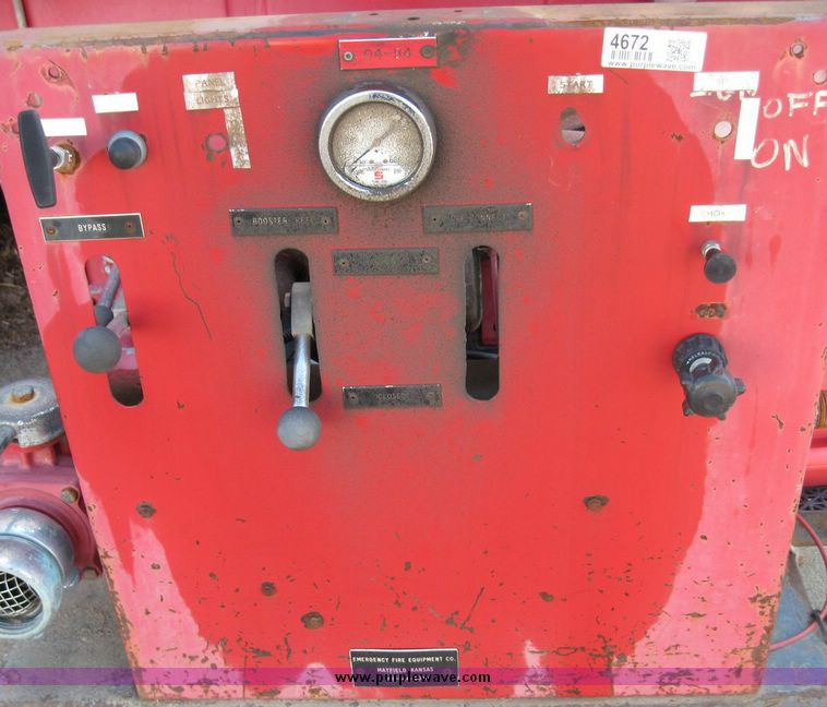 image for item 4672 Waterous fire pump with hose and reel