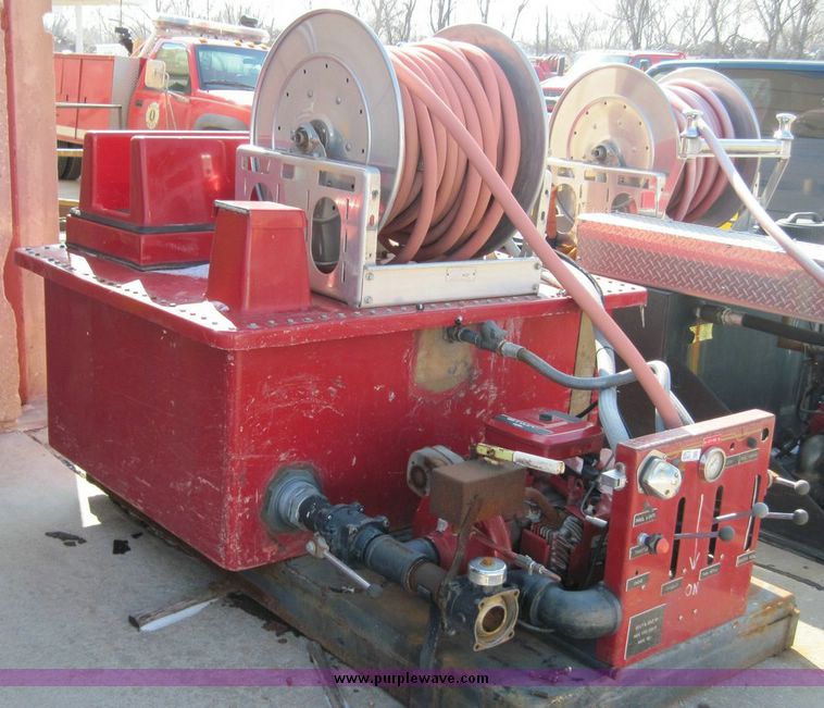 image for item 4673 Waterous fire pump with hose and reel