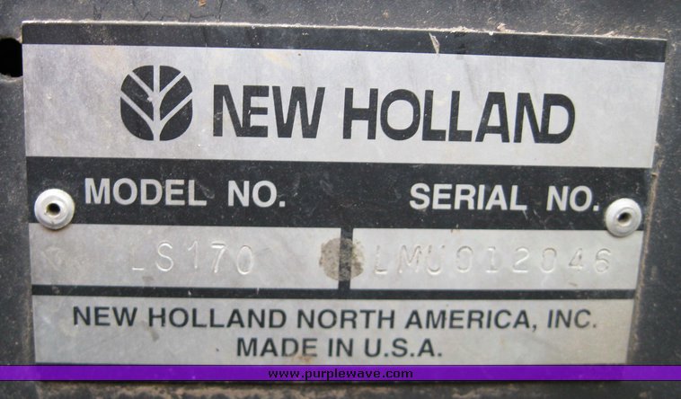 image for item 1752 2004 New Holland LS170 skid steer