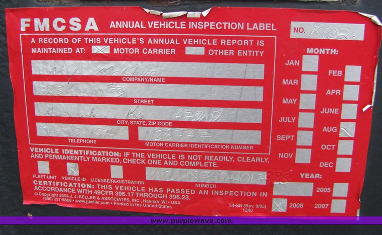 image for item 3204 1987 Mack R688ST tandem axle dump truck