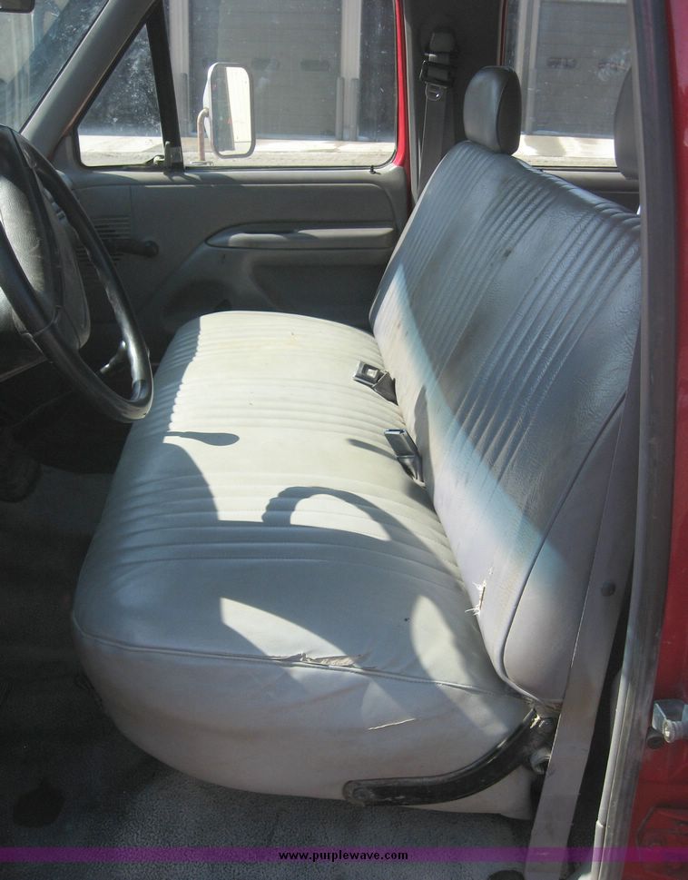 image for item 3947 1996 Ford F-350 pickup with custom flatbed