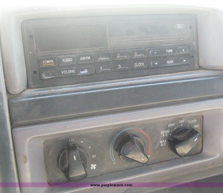 image for item 3947 1996 Ford F-350 pickup with custom flatbed