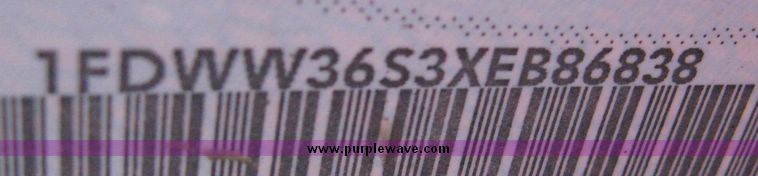 image for item 3949 1999 Ford F-350 Suder Duty pickup with custom flatbed