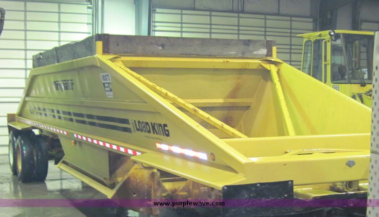 image for item 4583 1997 Cmi Load King 2060-40-2 belly dump trailer