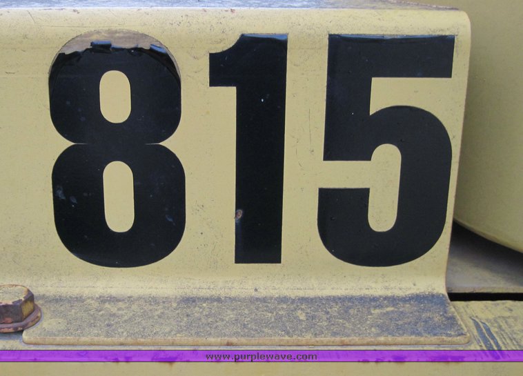 image for item 4585 Caterpillar 815 compactor