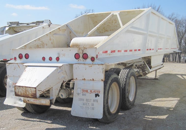 image for item 4686 2001 Trail Blazer tandem axle belly dump trailer