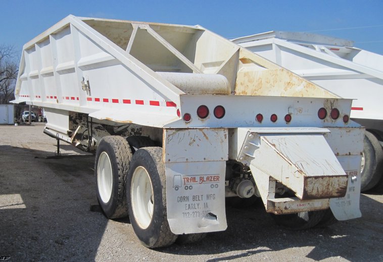 image for item 4686 2001 Trail Blazer tandem axle belly dump trailer