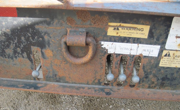 image for item 4688 1984 Landall deck over tandem axle trailer