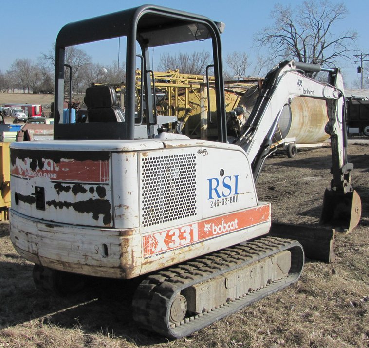 image for item 5219 1998 Bobcat 331 compact excavator