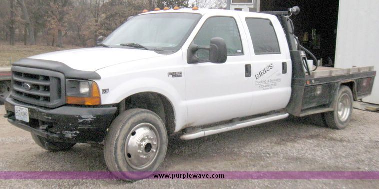 image for item 5571 1999 Ford F-450 Super Duty flatbed pickup