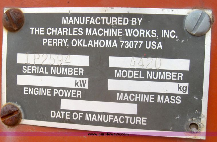 image for item 5576 1997 Ditch Witch 5110 trencher