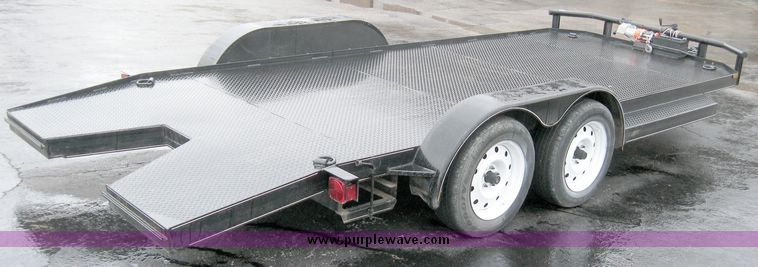 image for item 5582 2009 M&M 19' tandem axle trailer