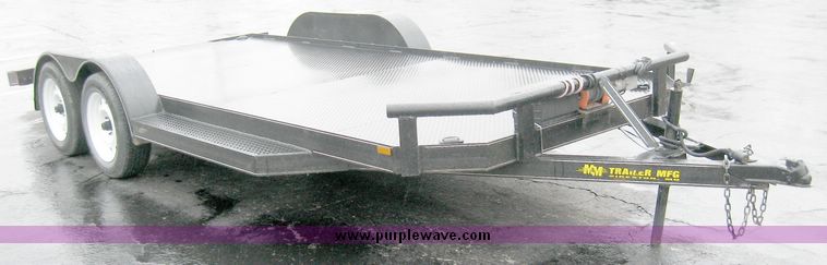 image for item 5582 2009 M&M 19' tandem axle trailer