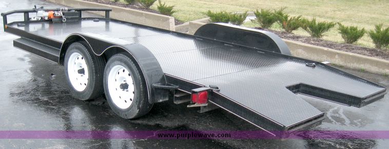image for item 5582 2009 M&M 19' tandem axle trailer