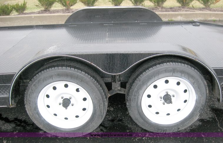 image for item 5582 2009 M&M 19' tandem axle trailer