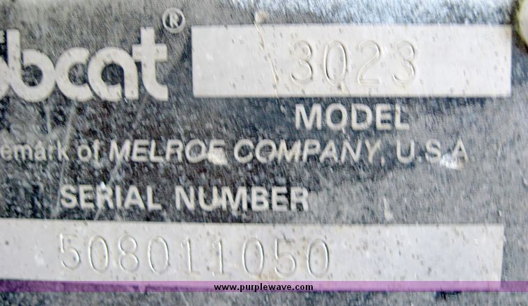 image for item 5587 Bobcat 3023 trencher