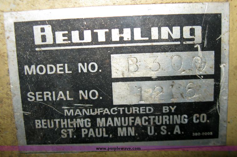 image for item 5675 Beuthling B300 vibratory roller