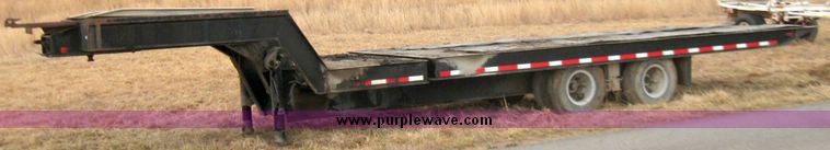 image for item 5684 1978 Miller OTG44 tilt bed trailer