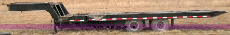 image for item 5684 1978 Miller OTG44 tilt bed trailer