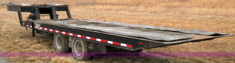 image for item 5684 1978 Miller OTG44 tilt bed trailer