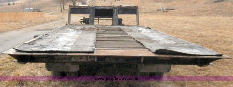 image for item 5684 1978 Miller OTG44 tilt bed trailer