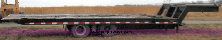 image for item 5684 1978 Miller OTG44 tilt bed trailer