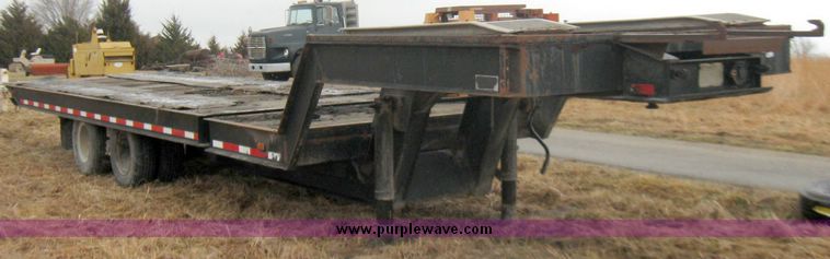 image for item 5684 1978 Miller OTG44 tilt bed trailer