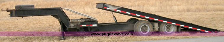 image for item 5684 1978 Miller OTG44 tilt bed trailer