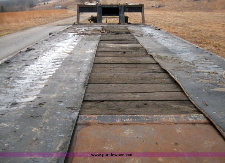 image for item 5684 1978 Miller OTG44 tilt bed trailer