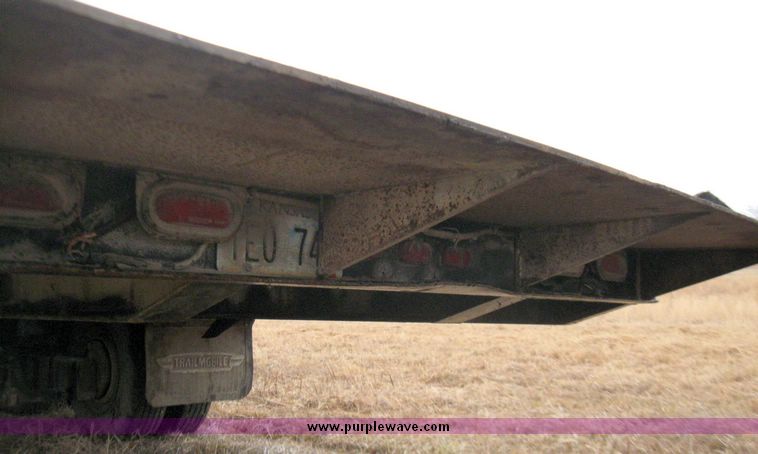 image for item 5684 1978 Miller OTG44 tilt bed trailer