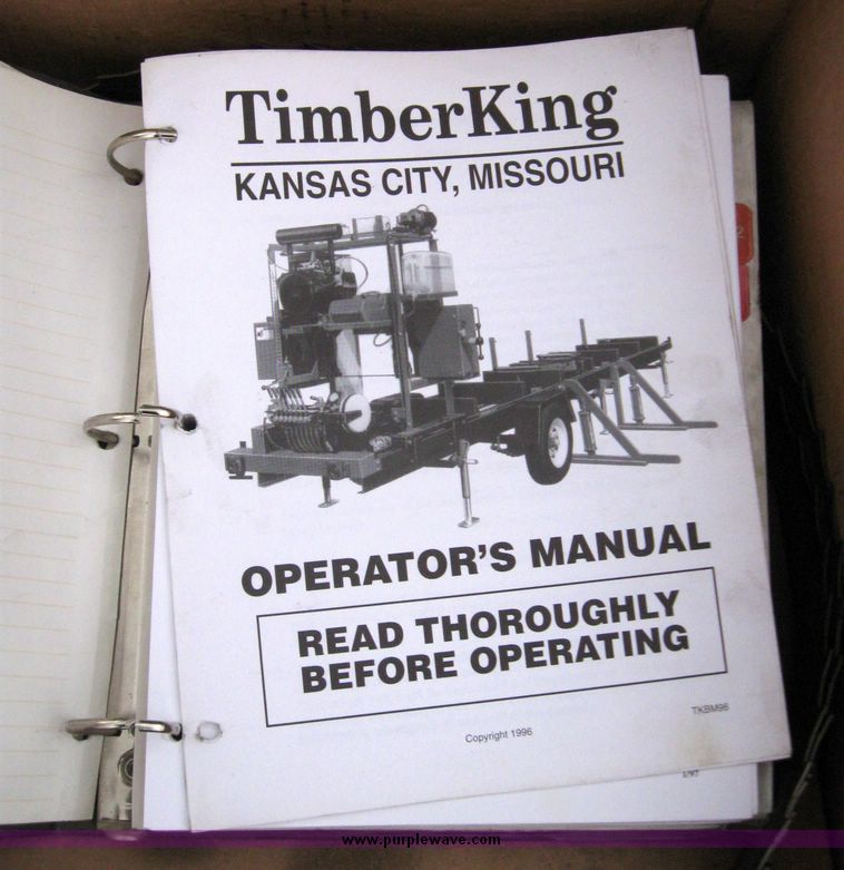 image for item 5687 Timberking B20 portable saw mill