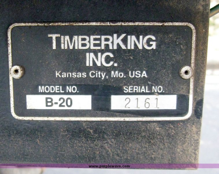 image for item 5687 Timberking B20 portable saw mill