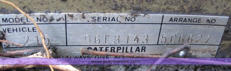 image for item 6039 1980 Caterpillar 215 excavator