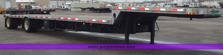 image for item 6654 2003 Transcraft D-Eagle W2 drop deck trailer
