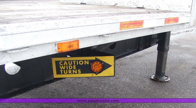 image for item 6654 2003 Transcraft D-Eagle W2 drop deck trailer