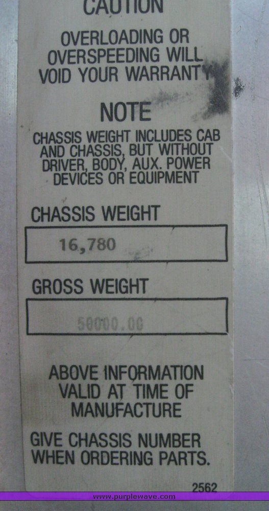 image for item 7722 1996 Kenworth W900B