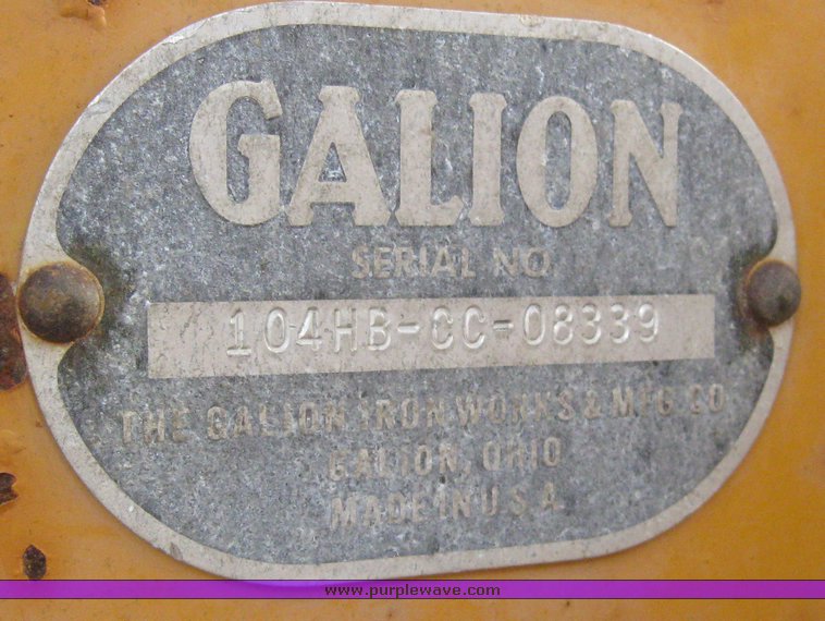 image for item 7840 Galion 104H motor grader
